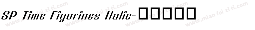 SP Time Figurines Italic字体转换